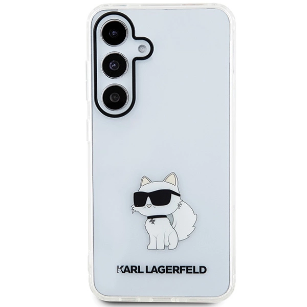 Etui Karl Lagerfeld IML Choupette na Samsung Galaxy S24+ - przezroczyste