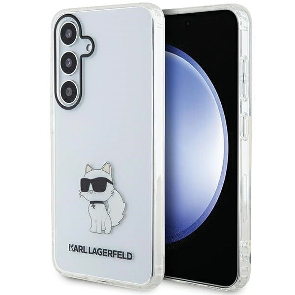 Etui Karl Lagerfeld IML Choupette na Samsung Galaxy S24 - przezroczyste