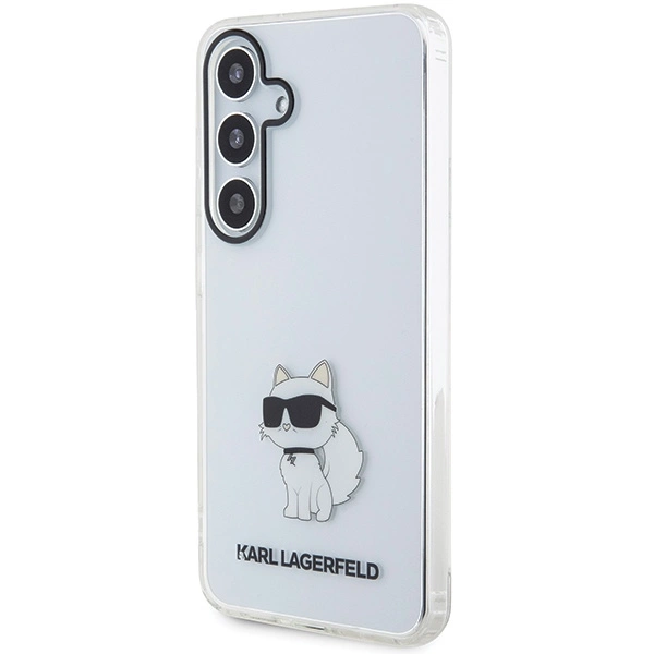 Etui Karl Lagerfeld IML Choupette na Samsung Galaxy S24 - przezroczyste