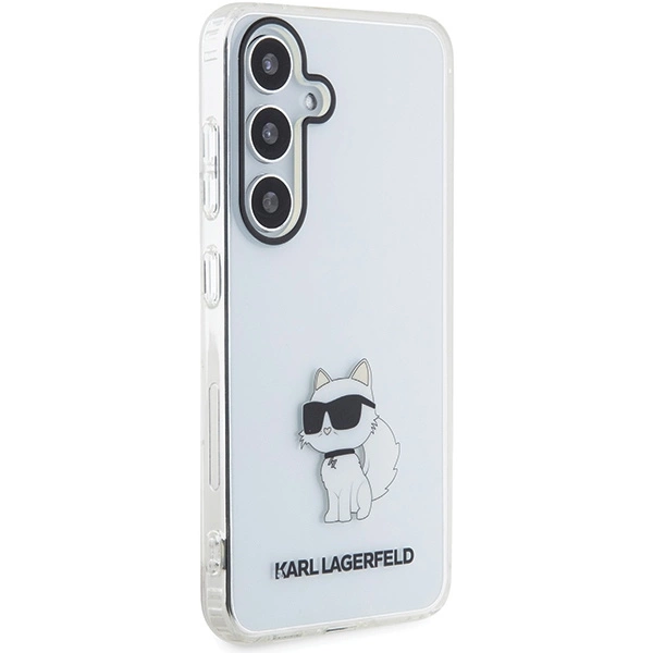 Etui Karl Lagerfeld IML Choupette na Samsung Galaxy S24 - przezroczyste