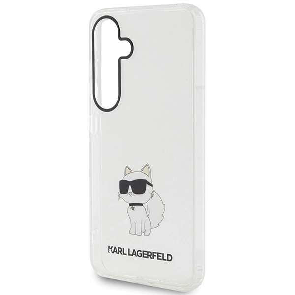 Etui Karl Lagerfeld IML Choupette na Samsung Galaxy S24 - przezroczyste