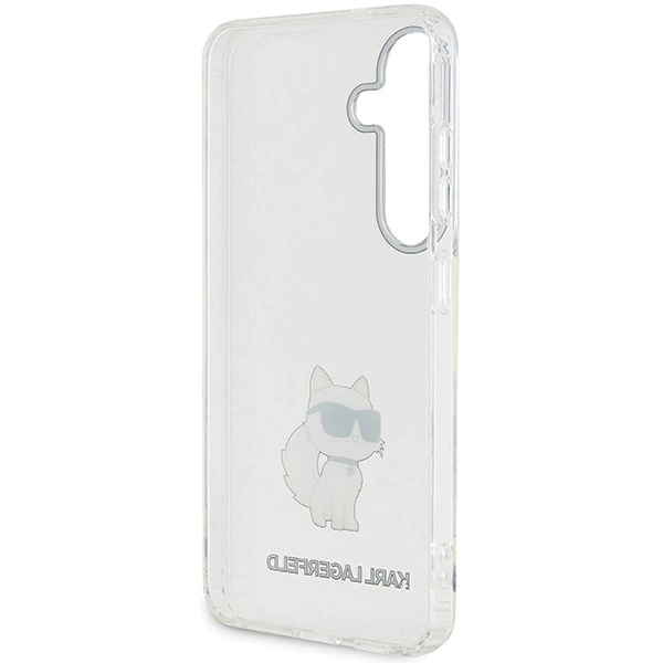 Etui Karl Lagerfeld IML Choupette na Samsung Galaxy S24 - przezroczyste
