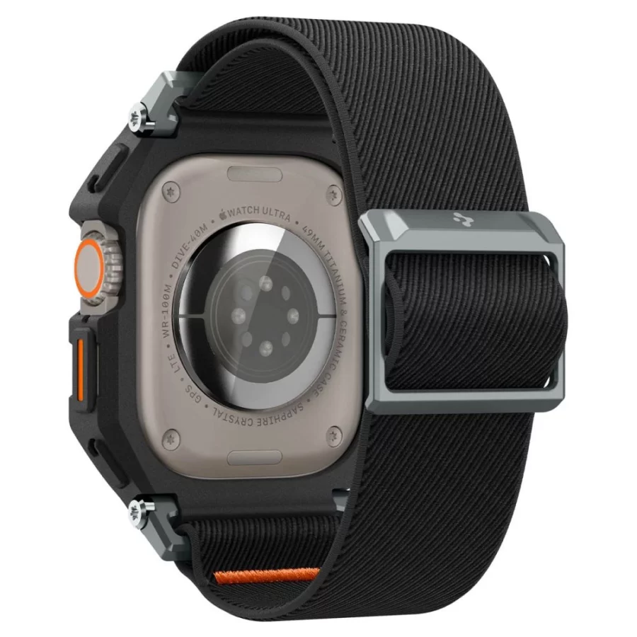Etui z paskiem Spigen Lite Fit Pro na Apple Watch Ultra 49 mm - czarny mat
