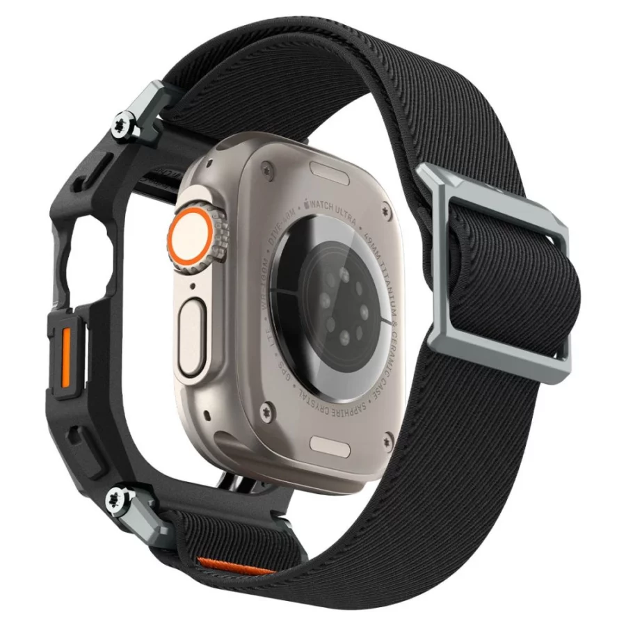 Etui z paskiem Spigen Lite Fit Pro na Apple Watch Ultra 49 mm - czarny mat