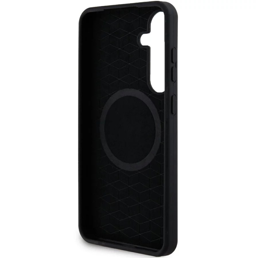 Etui BMW M Silicone Printed Ring MagSafe na Samsung Galaxy S24+ - czarne