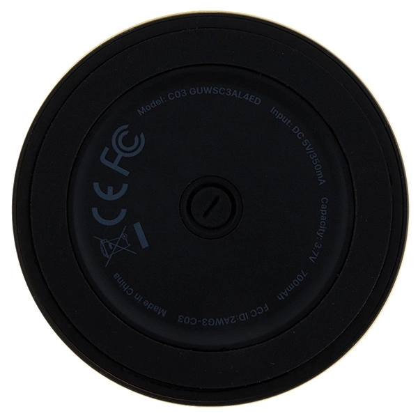 Głośnik Bluetooth Guess Magnetic Script Metal - czarny