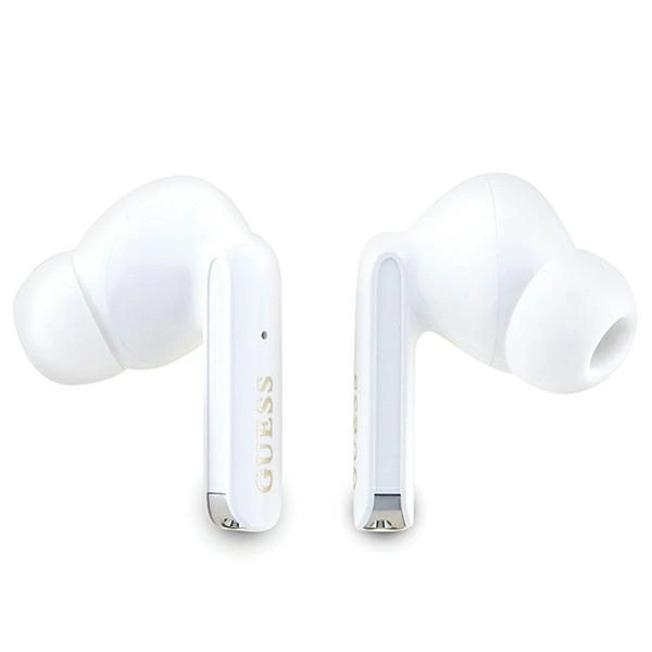 Słuchawki Bluetooth TWS Guess Glitter Gradient ze stacją dokującą - fioletowe