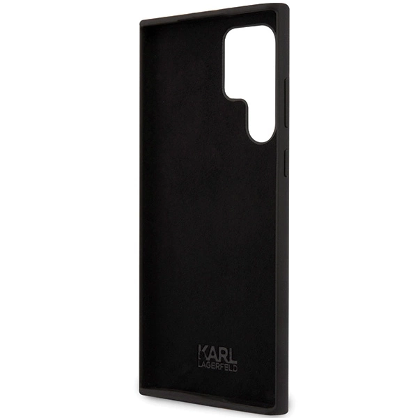 Etui Karl Lagerfeld Silicone Ikonik na Samsung Galaxy S24 Ultra - czarne