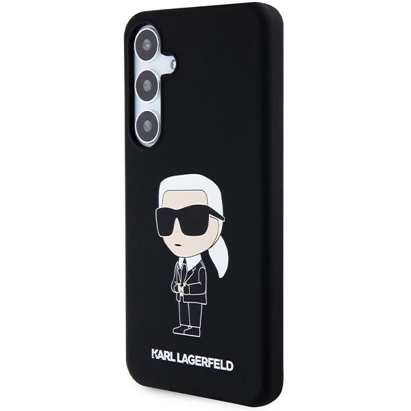 Etui Karl Lagerfeld Silicone Ikonik na Samsung Galaxy S24+ - czarne