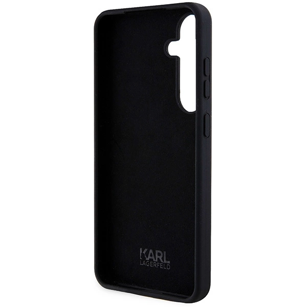 Etui Karl Lagerfeld Silicone Ikonik na Samsung Galaxy S24+ - czarne