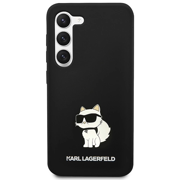 Etui Karl Lagerfeld Silicone Choupette na Samsung Galaxy S24 - czarne