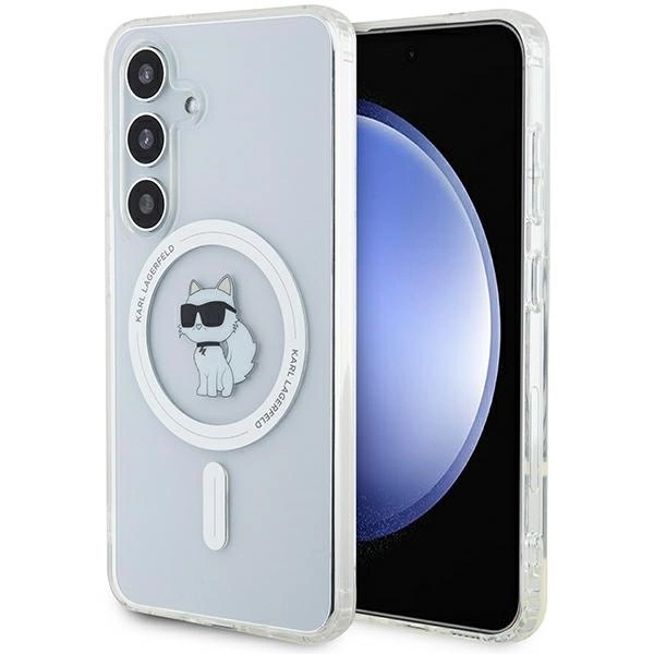 Etui Karl Lagerfeld IML Choupette MagSafe na Samsung Galaxy S24 - przezroczyste