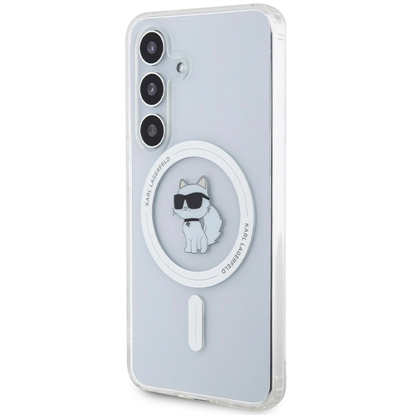 Etui Karl Lagerfeld IML Choupette MagSafe na Samsung Galaxy S24 - przezroczyste