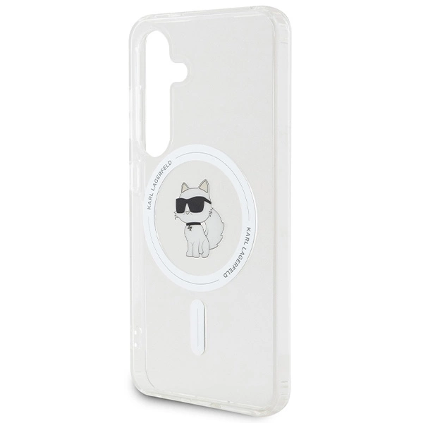 Etui Karl Lagerfeld IML Choupette MagSafe na Samsung Galaxy S24 - przezroczyste