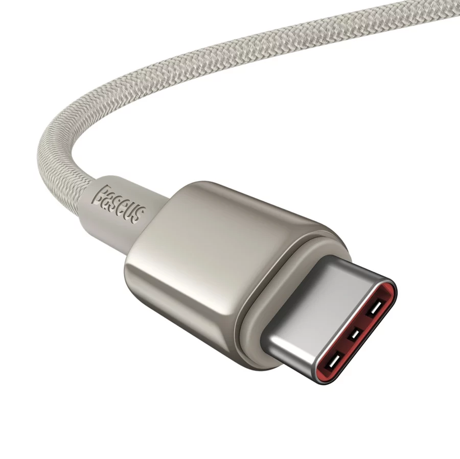 Kabel Baseus Tungsten Gold USB-C / USB-C 100W 1m - złoty