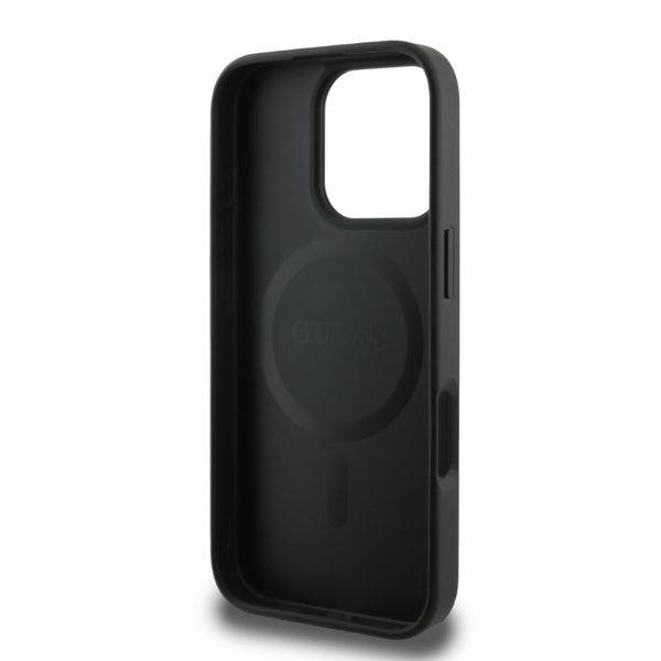 Guess GUHMP16XP4RPSK iPhone 16 Pro Max6.9" czarny/black hardcase 4G Printed Stripes MagSafe
