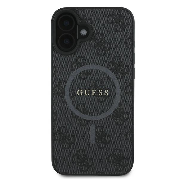 Guess GUHMP16MG4GFRK iPhone 16 Plus 6.7" czarny/black hardcase 4G Ring Classic Logo MagSafe