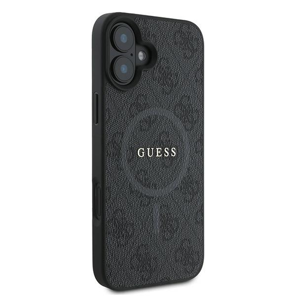 Guess GUHMP16MG4GFRK iPhone 16 Plus 6.7" czarny/black hardcase 4G Ring Classic Logo MagSafe