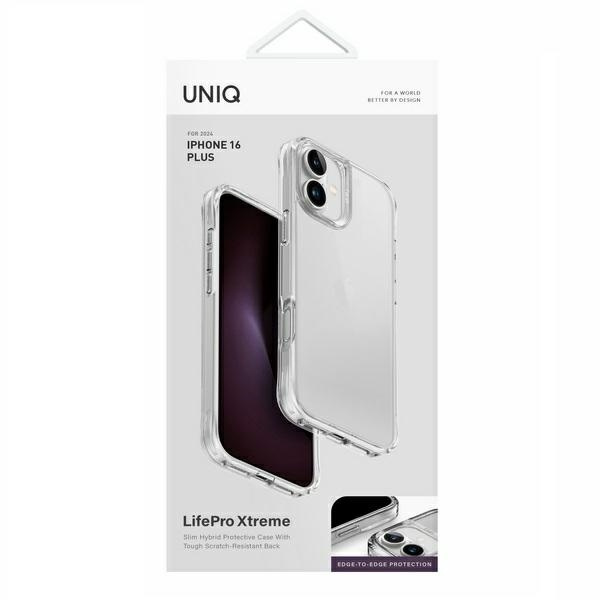 UNIQ etui LifePro Xtreme iPhone 16 Plus 6.7" przezroczysty/clear