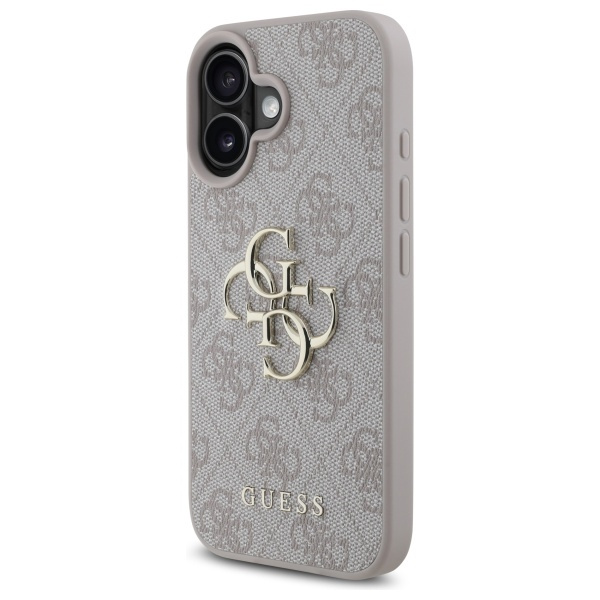 Guess GUHCP16S4GMGPI iPhone 16 6.1" różowy/pink hardcase 4G Big Logo