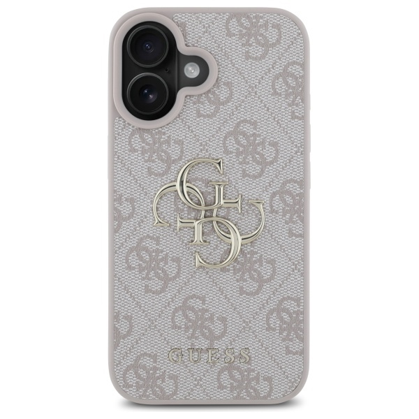 Guess GUHCP16S4GMGPI iPhone 16 6.1" różowy/pink hardcase 4G Big Logo