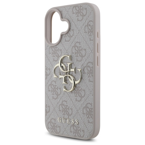 Guess GUHCP16S4GMGPI iPhone 16 6.1" różowy/pink hardcase 4G Big Logo