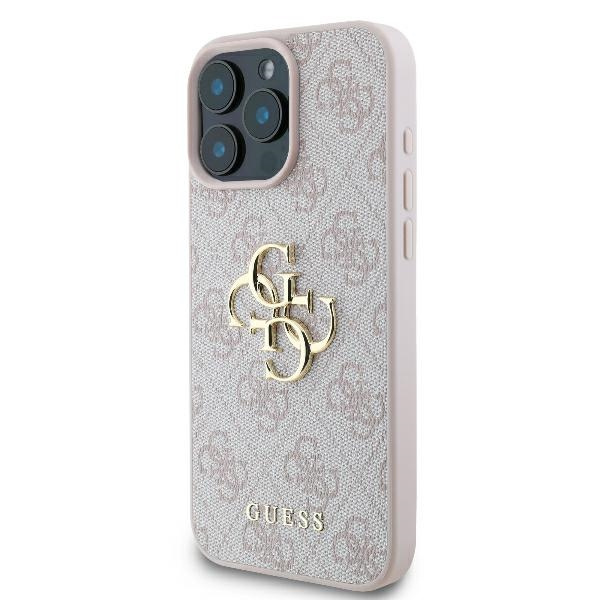Guess GUHCP16X4GMGPI iPhone 16 Pro Max 6.9" różowy/pink hardcase 4G Big Logo