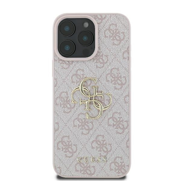 Guess GUHCP16X4GMGPI iPhone 16 Pro Max 6.9" różowy/pink hardcase 4G Big Logo