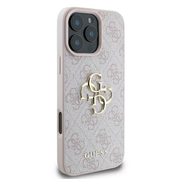 Guess GUHCP16X4GMGPI iPhone 16 Pro Max 6.9" różowy/pink hardcase 4G Big Logo