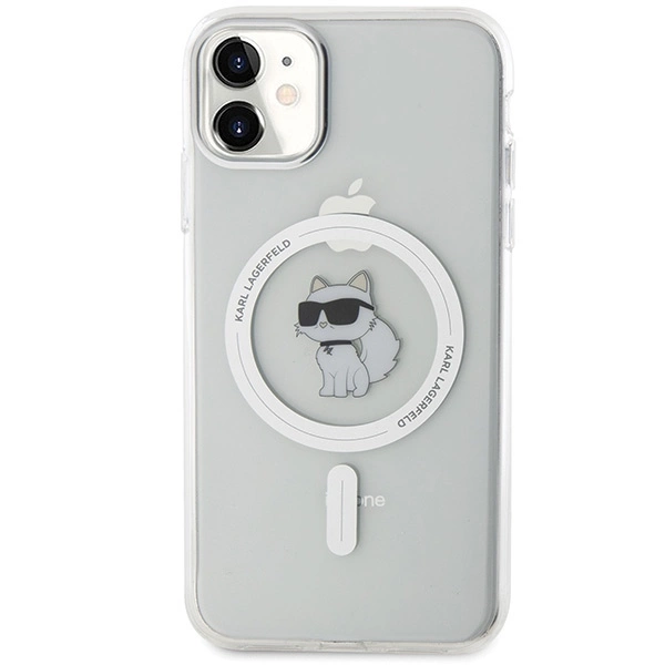 Etui Karl Lagerfeld IML Choupette MagSafe na iPhone 11 / Xr - przezroczyste