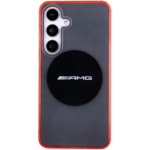Etui AMG Transparent Bicolor MagSafe na Samsung Galaxy S24 - czarne