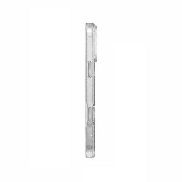 UNIQ etui Coehl Lumino iPhone 16 6.1" Magnetic Charging srebrny/sparkling silver