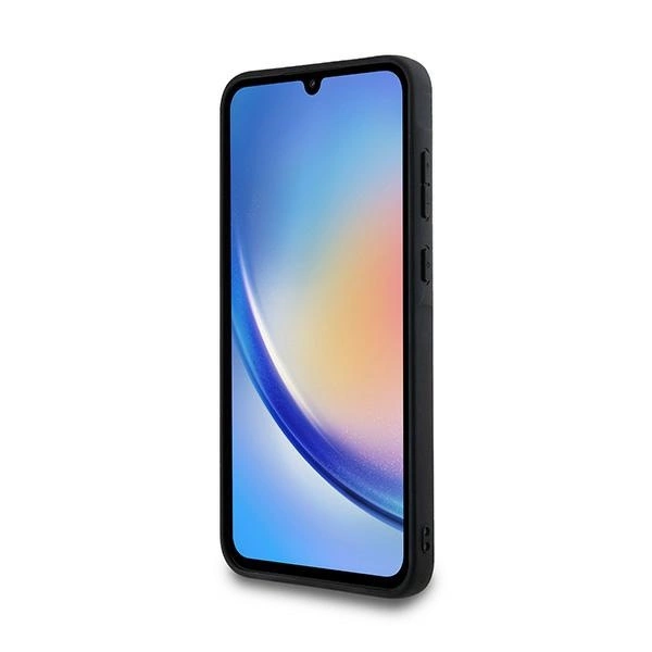 Etui Guess 4G Big Metal Logo na Samsung Galaxy A35 - brązowe