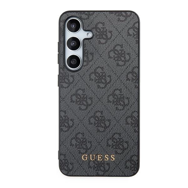 Etui Guess 4G Metal Gold Logo na Samsung Galaxy A35 - czarne