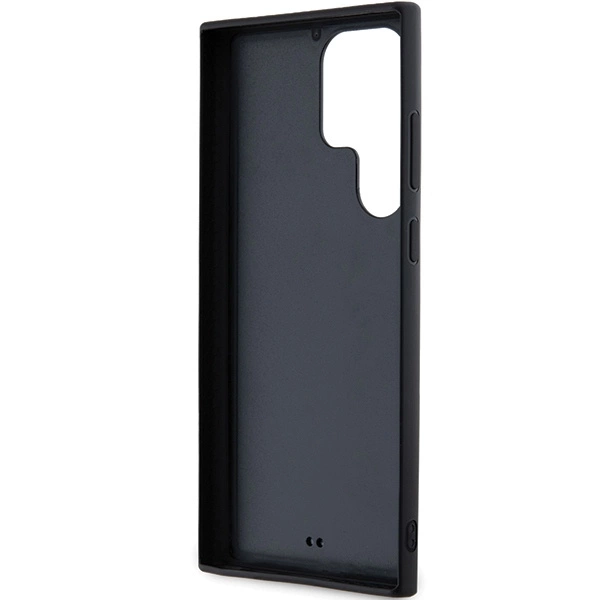 Etui Karl Lagerfeld 3D Rubber Glitter Logo na Samsung Galaxy S24 Ultra - czarne