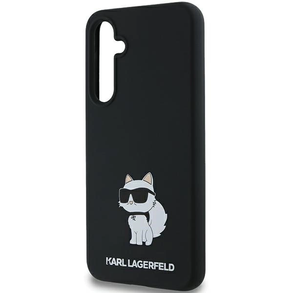 Etui Karl Lagerfeld Silicone Choupette na Samsung Galaxy A35 - czarne