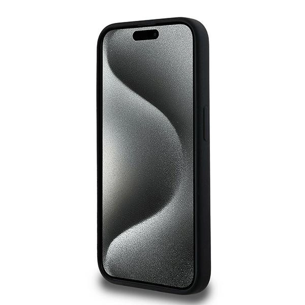 Etui Karl Lagerfeld Silicone Karl&Choupette MagSafe na iPhone 15 Pro - czarne
