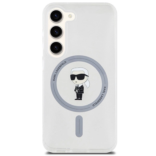 Etui Karl Lagerfeld IML Ikonik MagSafe na Samsung Galaxy S24 - przezroczyste
