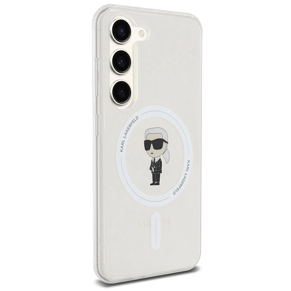 Etui Karl Lagerfeld IML Ikonik MagSafe na Samsung Galaxy S24 - przezroczyste