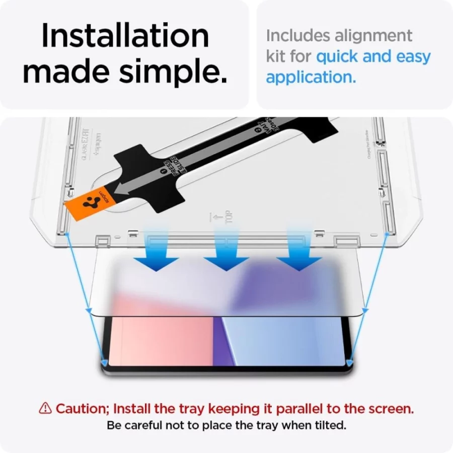 Szkło hartowane Spigen Glas.tR EZ Fit na iPad Air 11" (2024/2025/2026)