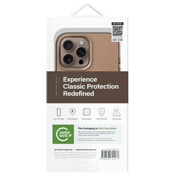 UNIQ etui Lyden DS iPhone 16 Pro Max      6.9" Magclick Charging brązowo-szary/brown-flint grey
