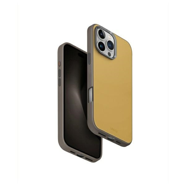 UNIQ etui Lyden DS iPhone 16 Pro Max      6.9" Magclick Charging żółto-szary/yellow-grey