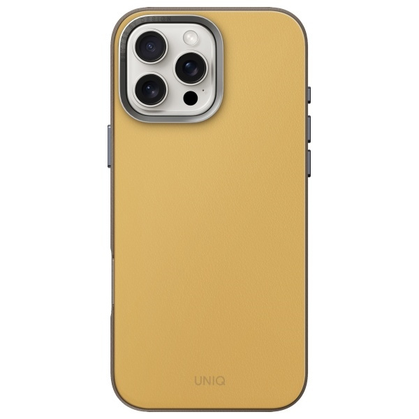 UNIQ etui Lyden DS iPhone 16 Pro Max      6.9" Magclick Charging żółto-szary/yellow-grey