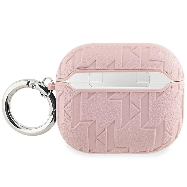 Etui Karl Lagerfeld Monogram Karl Head na AirPods 3 - różowe