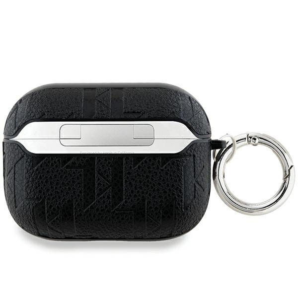 Etui Karl Lagerfeld Monogram Karl & Choupette Head na AirPods Pro 2 - czarne