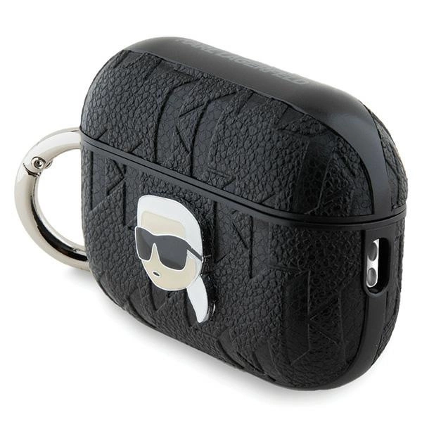 Etui Karl Lagerfeld Monogram Karl Head na AirPods Pro 2 - czarne