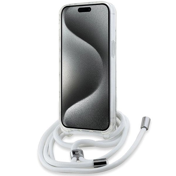 Etui Karl Lagerfeld Crossbody IML Karl Head MagSafe na iPhone 15 / 14 / 13 - przezroczyste