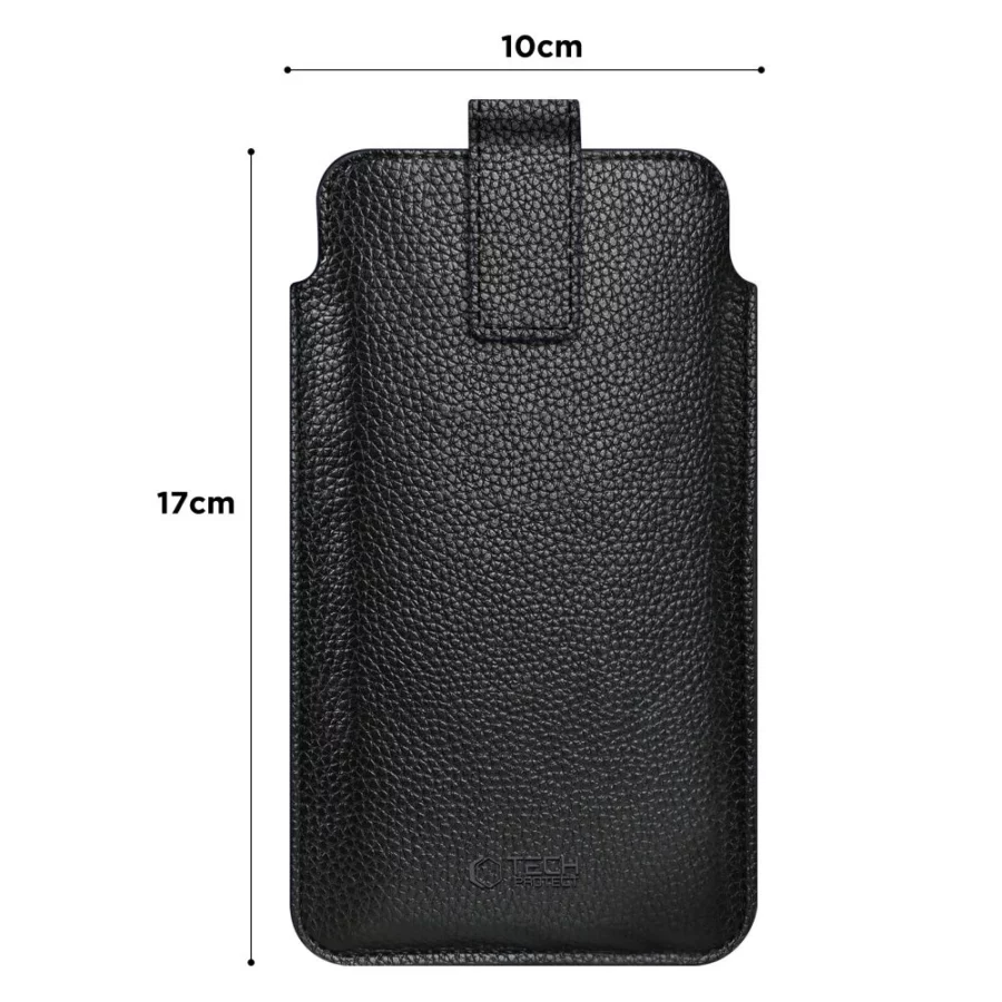 Pokrowiec Tech-Protect SM65 uniwersalny na smartfon 6-6.9" - czarny