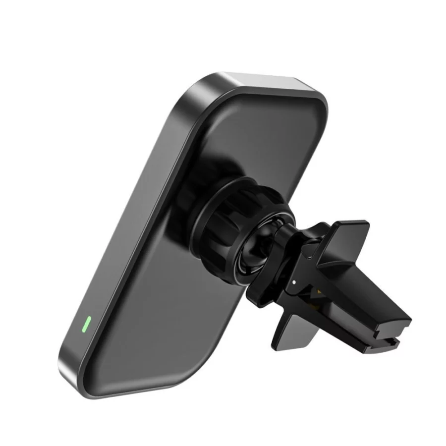 Uchwyt Tech-Protect CW19 samochodowy magnetyczny MagSafe z ładowarką indukcyjną 15W na kratkę wentylacji - czarny
