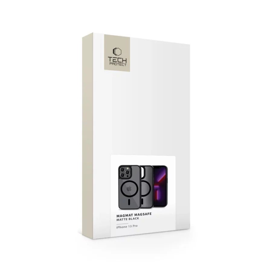Etui Tech-Protect MagMat MagSafe na iPhone 13 Pro - czarny mat